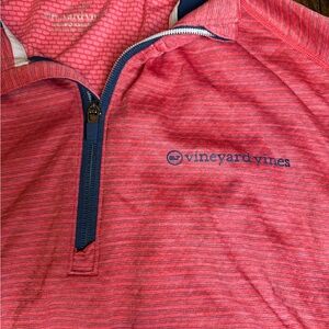 Vineyard Vines Pink and Blue Hoodie Sweatshirt